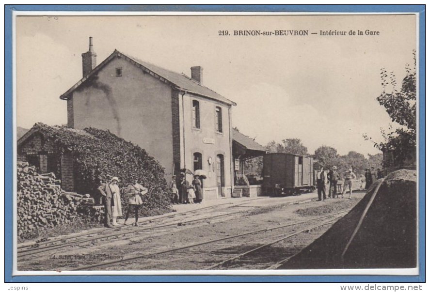 58 - BRINON Sur BEUVRON --  Intérieur De La Gare - Brinon Sur Beuvron