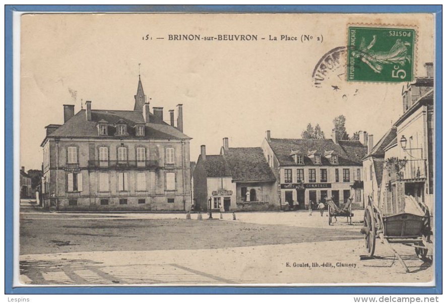 58 - BRINON Sur BEUVRON --  La Place - N° 2 - Brinon Sur Beuvron