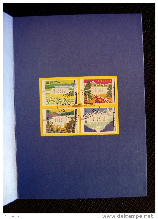 Suisse -  Timbre D'automate De1996 Avec Oblitération Speciale Tour De Suisse - Automatic Stamps