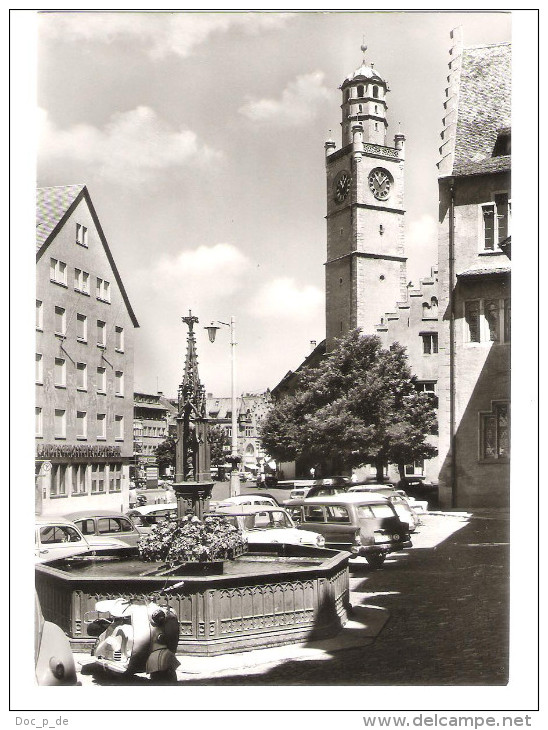 Germany - Ravensburg - Marienplatz Mit Blaserturm - Cars - Autos - Ravensburg