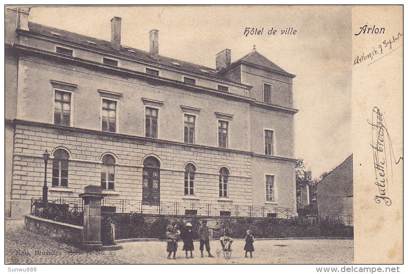 Arlon - Hôtel De Ville (animée, Grand Bi ? Vélo 1903) - Arlon