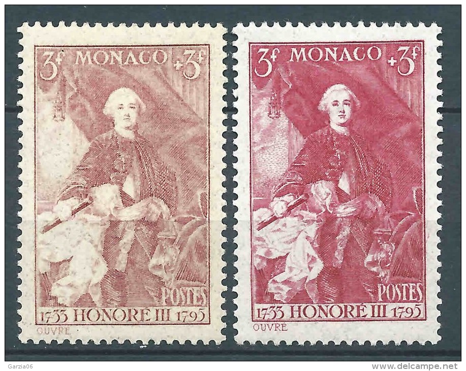 Monaco - 1939 -  Princes Et Princesses  - N°193 - Variété  Rose Pale - Neuf */MLH - Variétés