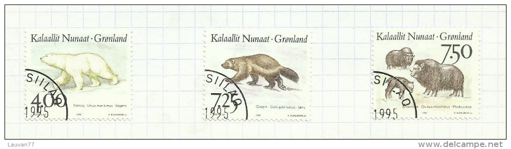 Groenland  N°253 à 255 Cote 11 Euros - Gebruikt