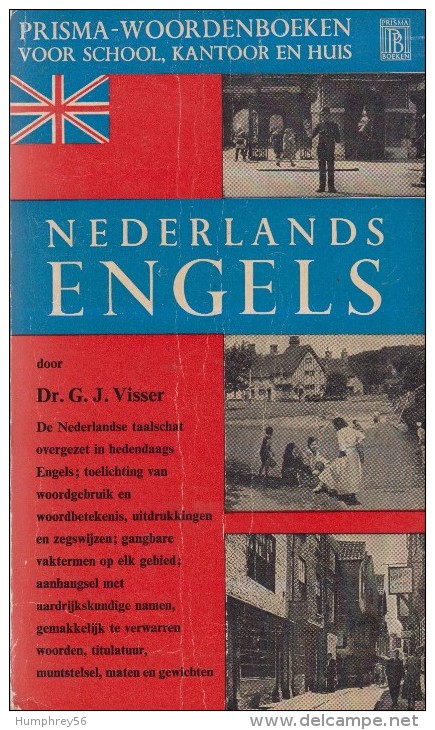 1958 - G.J. VISSER - Nederlands-Engels - Diccionarios