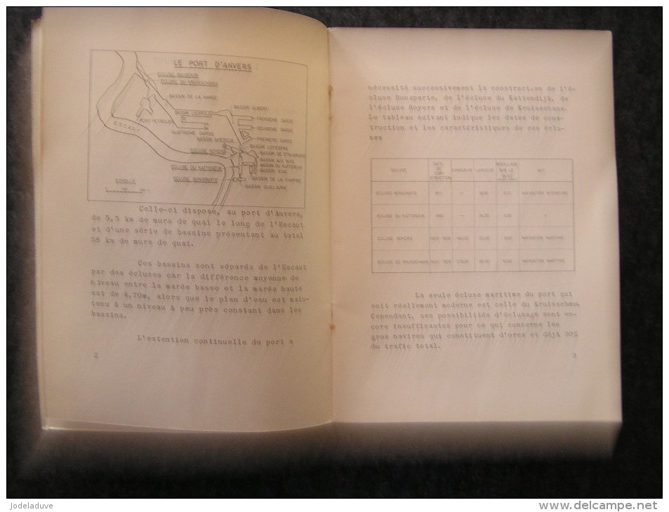 L´ ECLUSE BAUDOUIN Régionalisme Port D´ Anvers Escaut Navigation Construction Bateliers Péniches Ecluses Bateau - Belgique