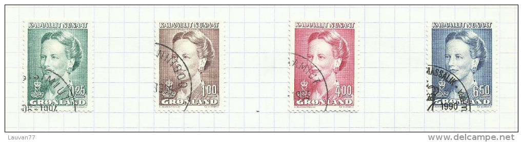 Groenland  N°189 à 192 Cote 4.75 Euros - Gebruikt