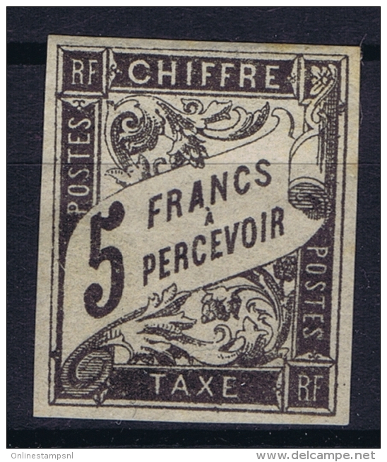 Colonies Générales:  TAXE Yv Nr 14 MH/*, Avec  Charnière , Mit Falz - Segnatasse