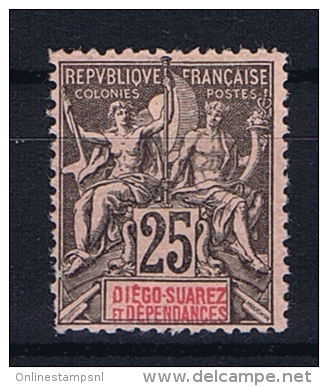 Diego-Suarez  Yv Nr 32  MH/*, Avec  Charnière , Mit Falz - Unused Stamps