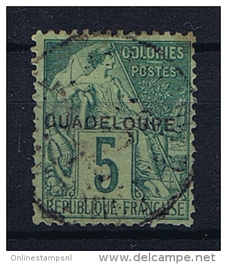 Guadeloupe Yv Nr 17used Obl. GUAOELOUPE   MISPRINT - Usati