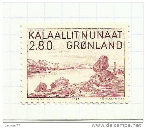 Groenland  N°160 Neuf Avec Charnière* Cote 1.75 Euros - Neufs