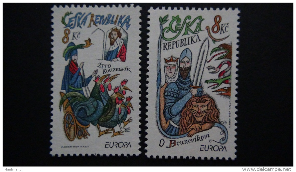 Czech Republic - 1997 - Mi: 144-5**MNH - Look Scan - Unused Stamps