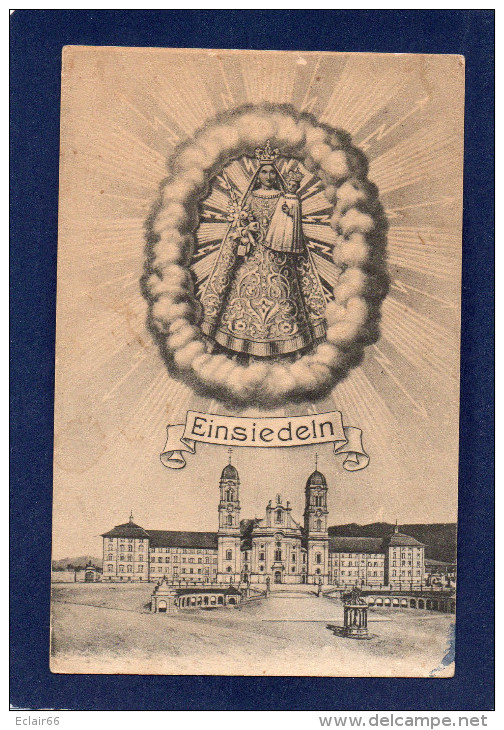 Einsiedeln  Commune Suisse Du Canton De Schwytz, Située Dans Le District D'Einsiedeln. VIERGE NOIRE CPA 1912 - Schwytz
