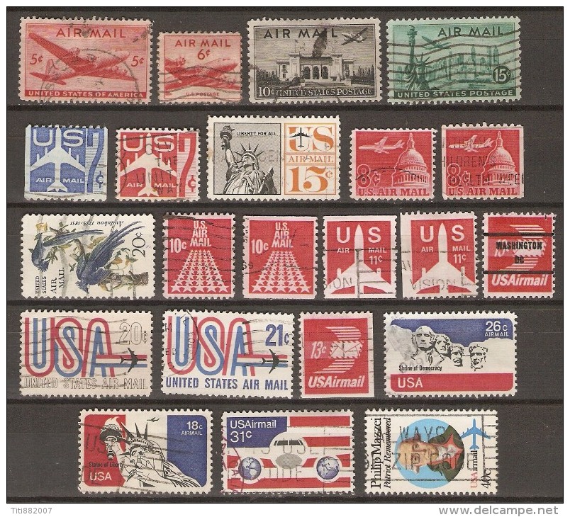 U.S.A.    -    Poste Aérienne   -   L O T   -   Oblitérés - 2a. 1941-1960 Oblitérés