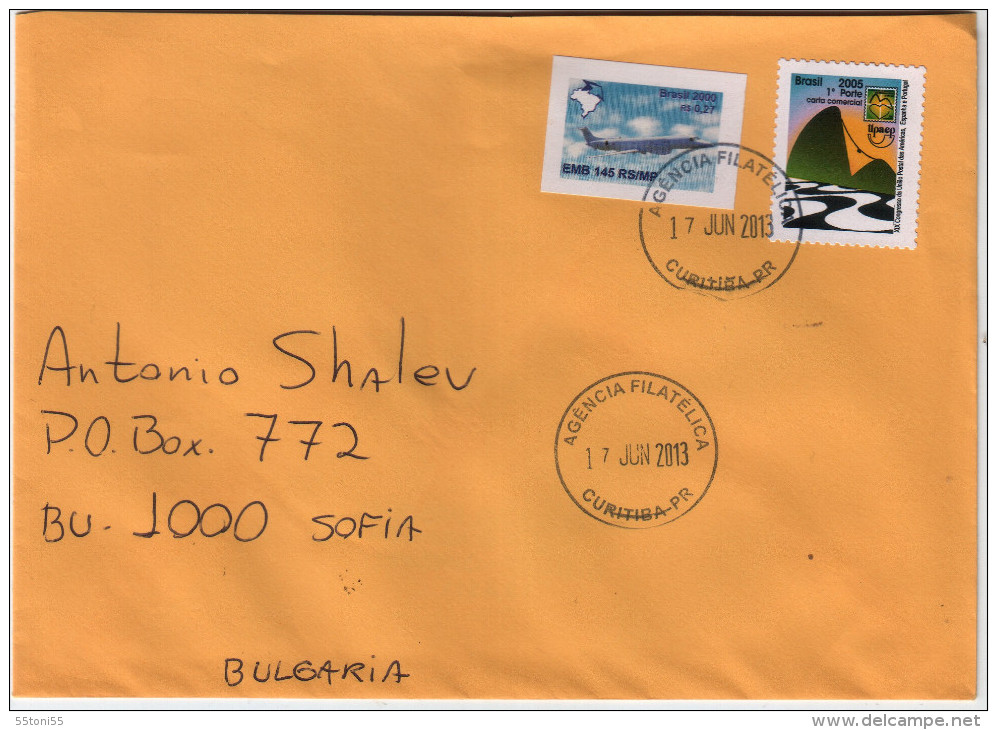 Envelope / Cover ) Brazil / BULGARIA - Covers & Documents