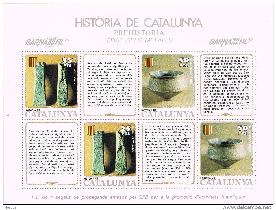 Viñetas Historia De Catalunya. Prehistoria, Edad De Los Metales, Arqueologia - Variétés & Curiosités