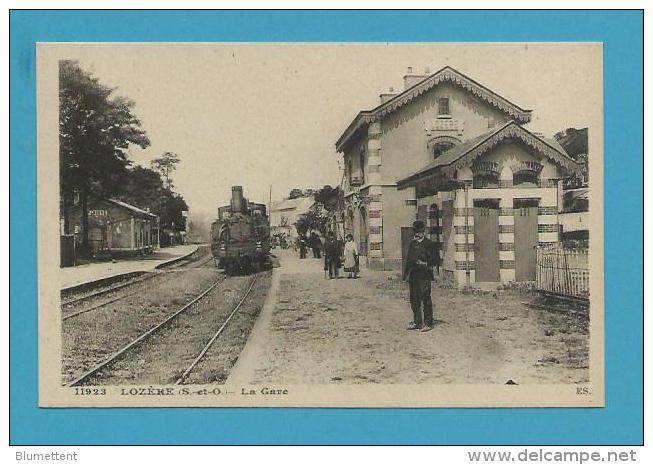 CPA Chemin De Fer Arrivée D'un Train En  Gare De LOZERE (Palaiseau) - Palaiseau