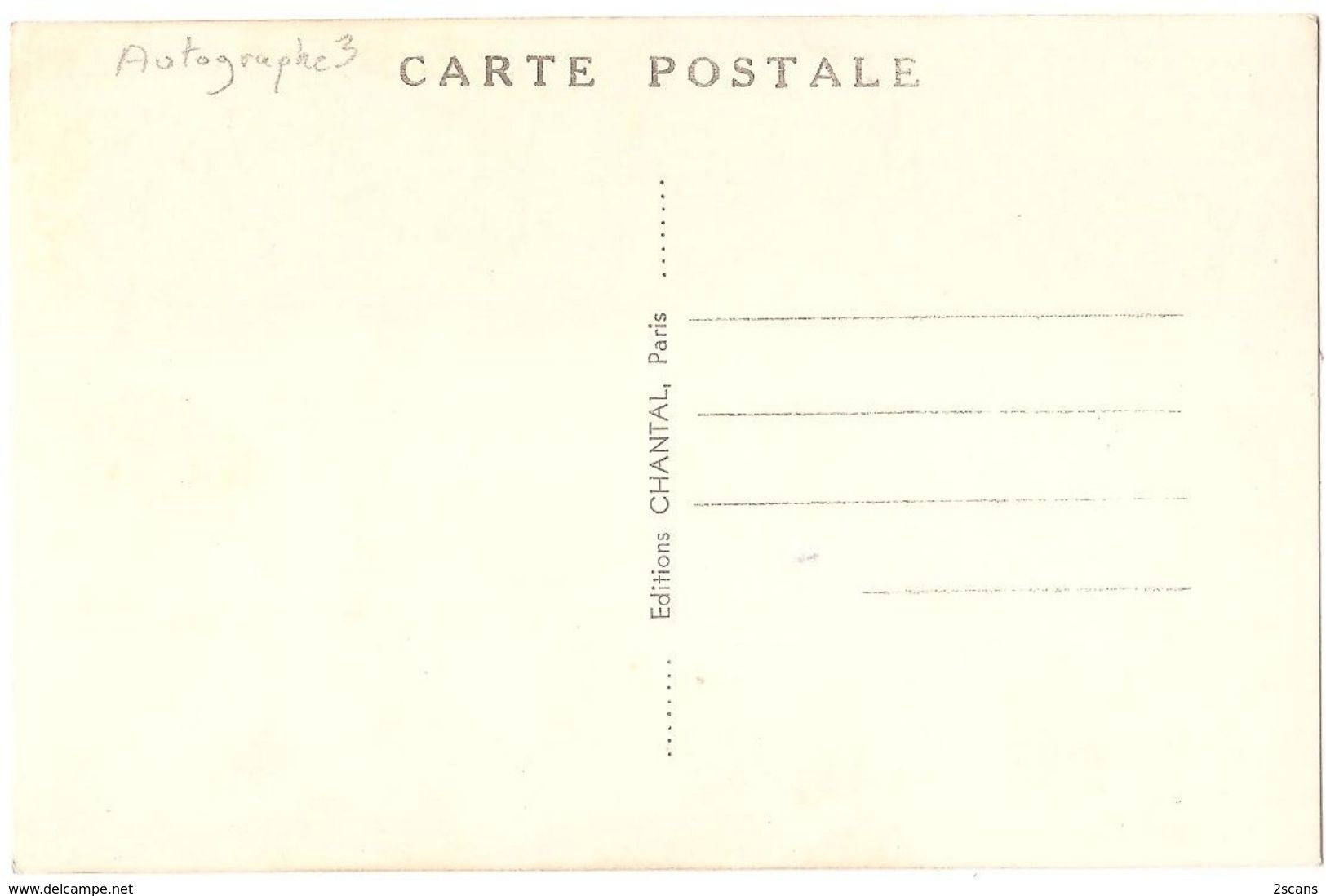 Autographe Sur Carte Postale - Gilbert GIL - Autres & Non Classés