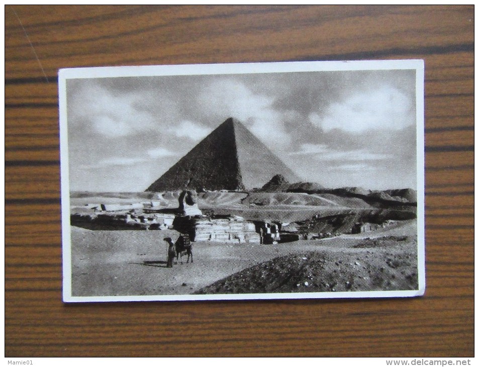 Egypte     Cairo        Pyramides    The Sphinx And Great Pyramid Of Giza - Pyramides