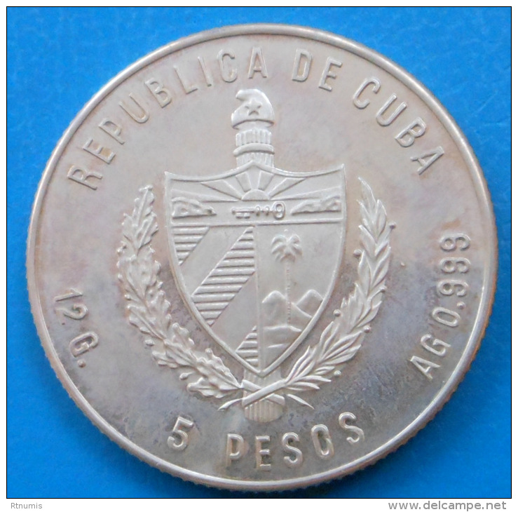 Cuba 5 Pesos 1981 Km 80 UNC - Cuba