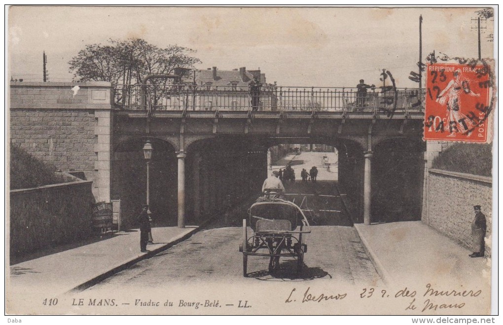 Le Mans. Viaduc Du Bourg-Belé. - Le Mans