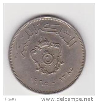 LIBIA   100 MILLIEMES  ANNO 1965 - Libia