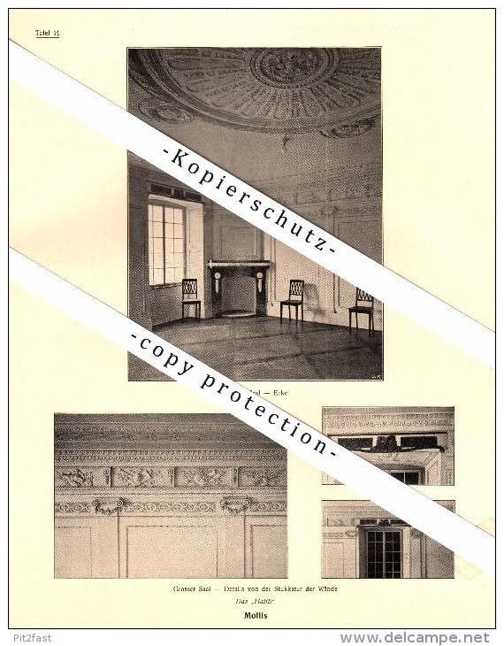 Photographien  / Ansichten , 1919 , Mollis , Haus Haltli , Prospekt , Fotos , Architektur !!! - Mollis