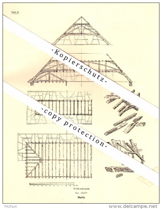 Photographien  / Ansichten , 1919 , Mollis , Haus Haltli , Prospekt , Fotos , Architektur !!! - Mollis