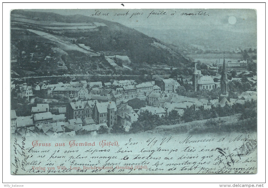 CPA - Allemagne - Gruss Aus GEMUND - EIFEL - 1898  // - Bitburg