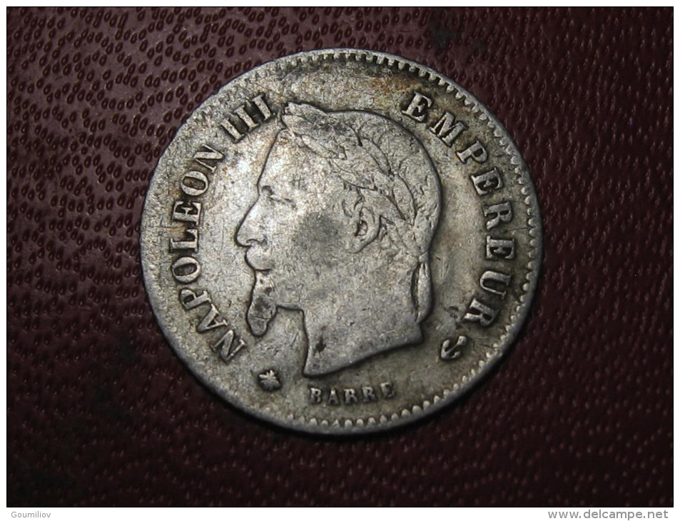 20 Centimes Napoléon III 1867 A Paris 1140 - 20 Centimes