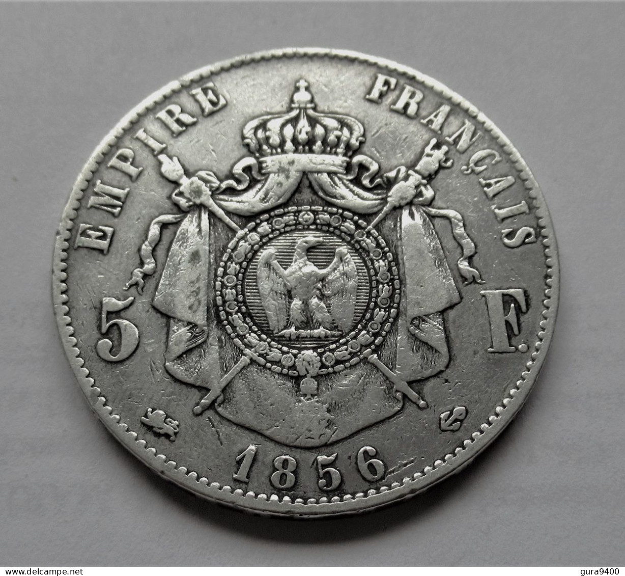 Frankrijk 5 Francs, 1856 D - Andere & Zonder Classificatie