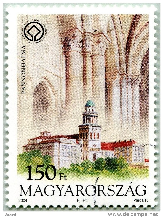 N° Yvert & Tellier 3935 - Hongrie (2004) - Oblitéré (Gomme D'Origine) - Abbaye De Pannonhalam - Gebruikt