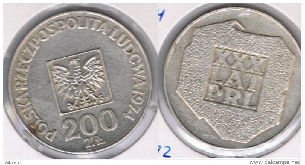 POLONIA 200 ZLOTI 1974 PLATA SILVER S - Polonia