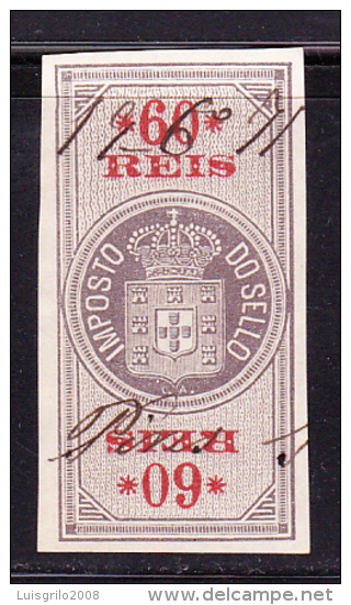 IMPOSTO DO SELLO - 60 REIS - " COR " . 5 - Used Stamps