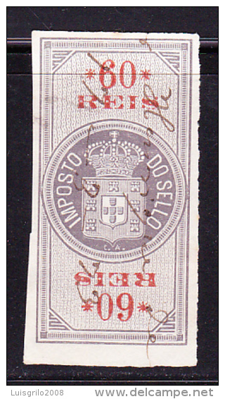 IMPOSTO DO SELLO - 60 REIS - " COR " . 6 - Used Stamps