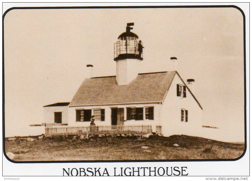 Trading Card - Lighthouses Of Yesteryear Set. Nobska Lighthouse - No. 31 - Other & Unclassified
