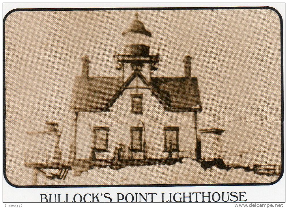 Trading Card - Lighthouses Of Yesteryear Set. Bullock´s Point Lighthouse - No. 44 - Other & Unclassified