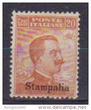 COLONIE ITALIANE 1921-22 EFFIGE SASS. 11 MLH VF - Egeo (Stampalia)