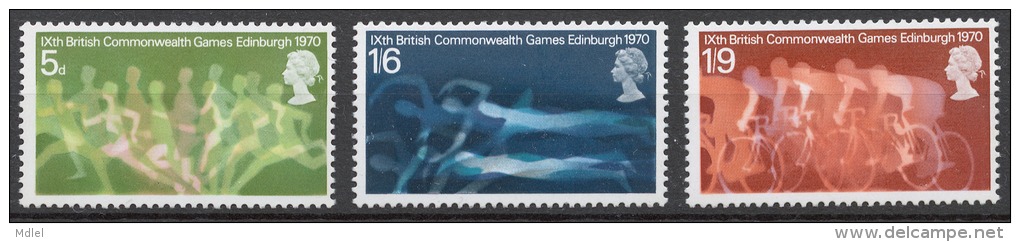 GB 552-54** BRITISH COMMONWEALTH GAMES - Unused Stamps