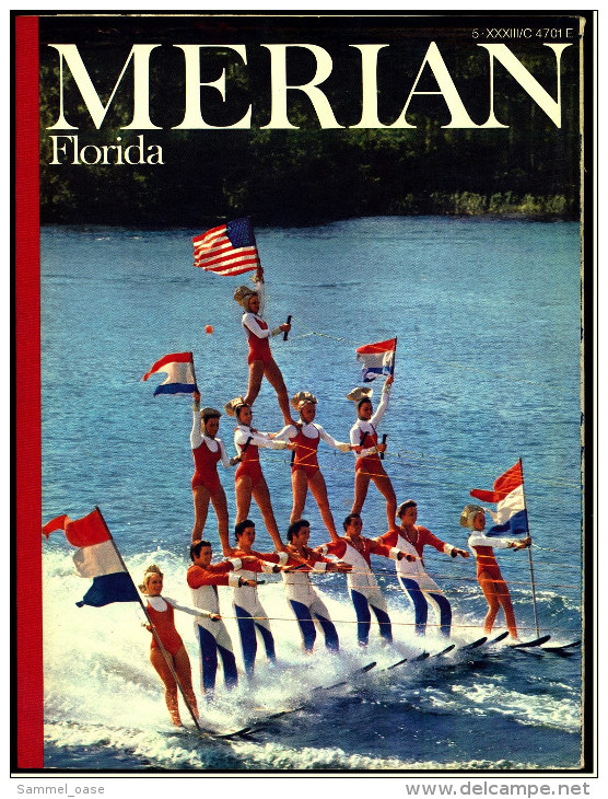 Merian Illustrierte  -  Florida  -  Rund Um Die Bucht Von Tampa , Tempel Des Luxus , Uvm. -  Von 1980 - Travel & Entertainment