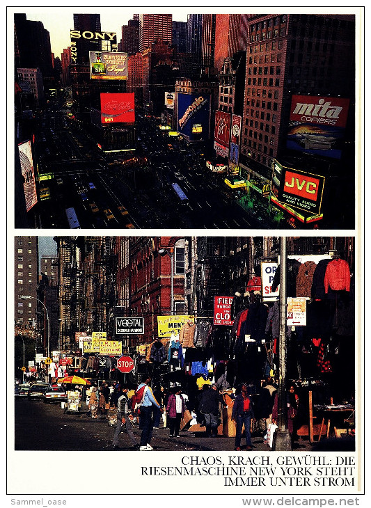 Merian Illustrierte  New York , Viele Bilder 1987  -  Topographie Einer Wildnis  -  Die Hölle Der Heimatlosen - Reise & Fun