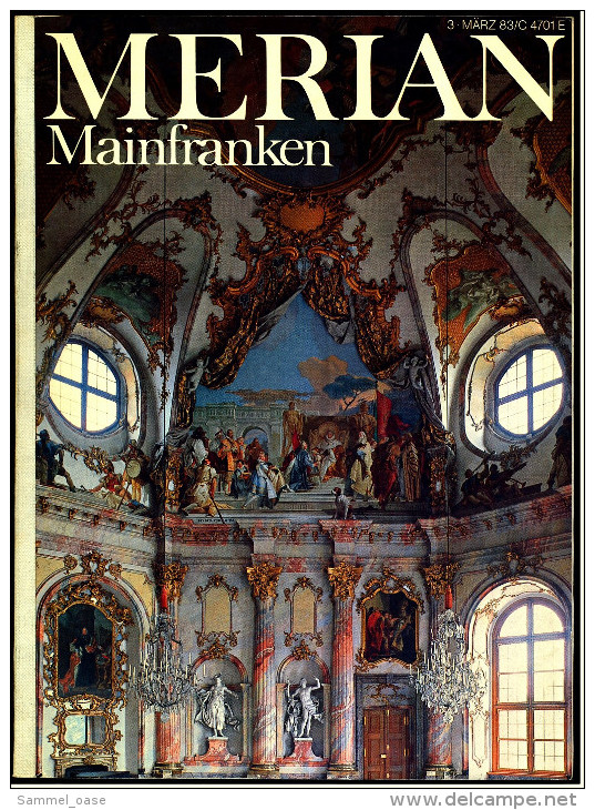 Merian Illustrierte  -  Mainfranken  -  Viele Bilder 1983 -  Weinbau Am Main  -  Eine Wanderung Im Taubertal - Viajes  & Diversiones