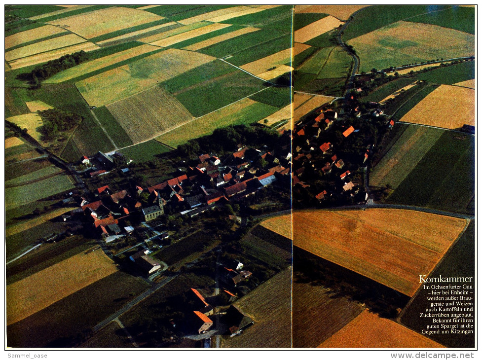 Merian Illustrierte  -  Mainfranken  -  Viele Bilder 1983 -  Weinbau Am Main  -  Eine Wanderung Im Taubertal - Reizen En Ontspanning