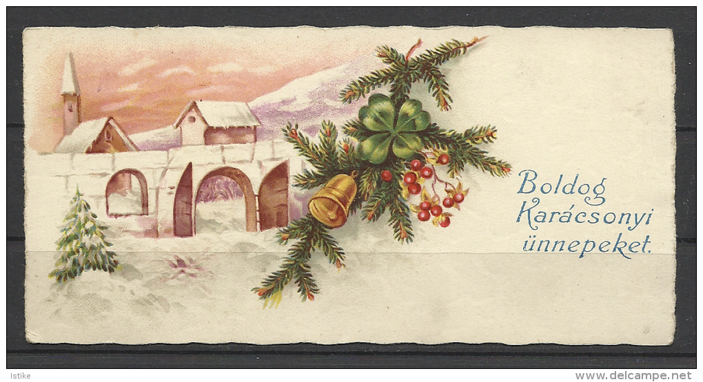 Hungary, Christmas Card, Landscape, ´30s. - Altri & Non Classificati