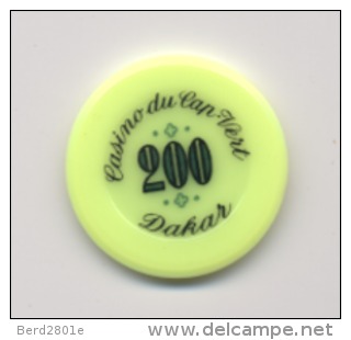 Jetons De Casino Cap Vert Dakar 200 - Casino