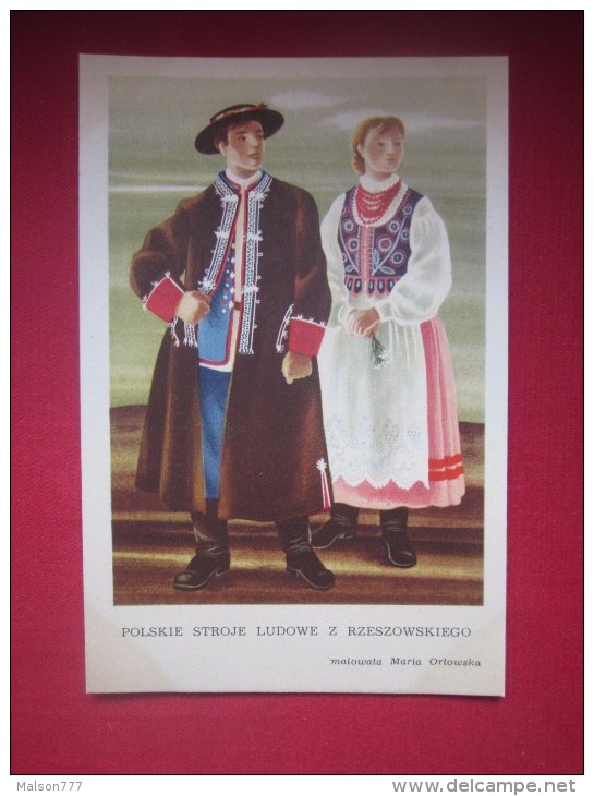 POLAND FOLK COSTUME POLSKIE STROJE - Europe