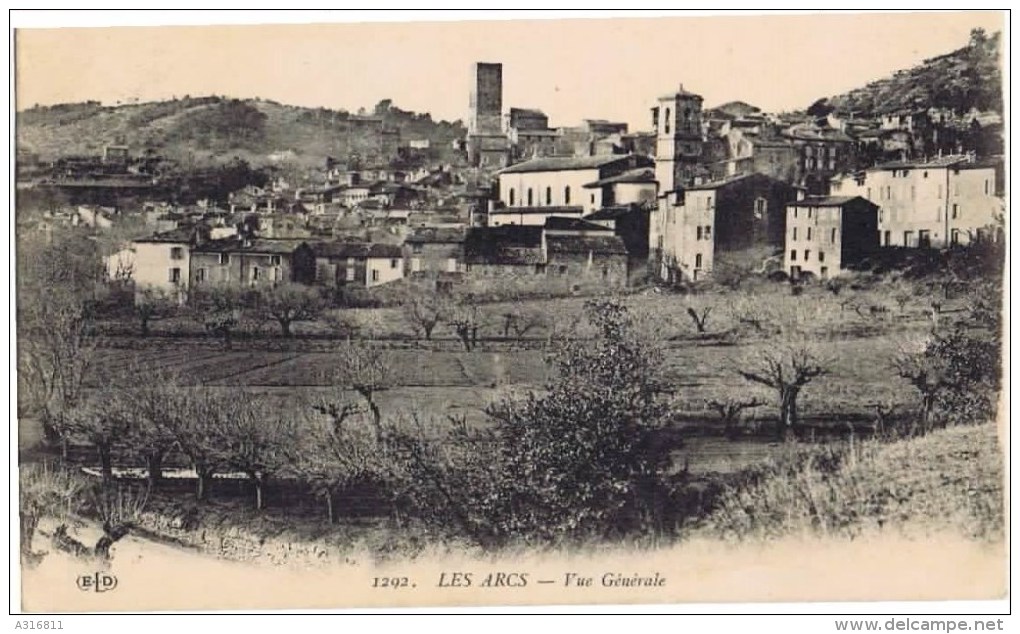 Cpa  LES ARCS Vue Gnerale - Les Arcs