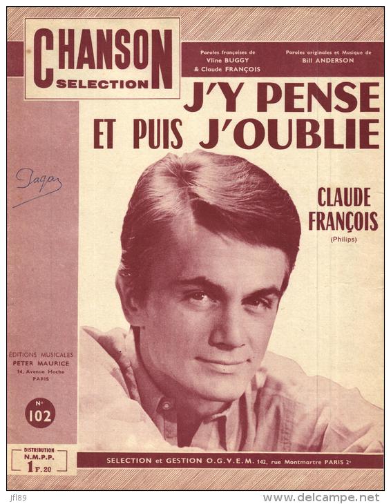 7556P - Claude François       J'y Pense Et Puis J'oublie - Vocals