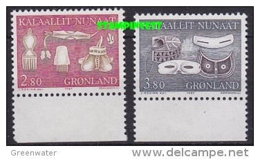 Greenland 1987 Traditional Designs 2v ** Mnh (25637) - Unused Stamps