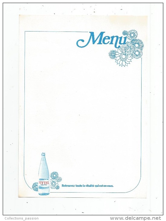 MENU , Vierge , EVIAN   , Frais Fr : 1.35€ - Menus