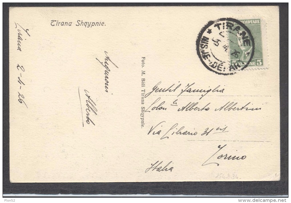 10017-TIRANA(ALBANIA)-1926-ANIMATA-FP - Albania